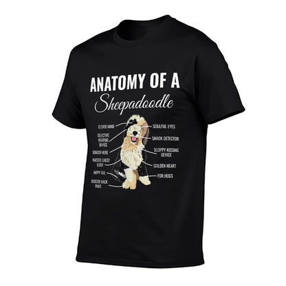 Anatomy Of A Sheepadoodle T-Shirt