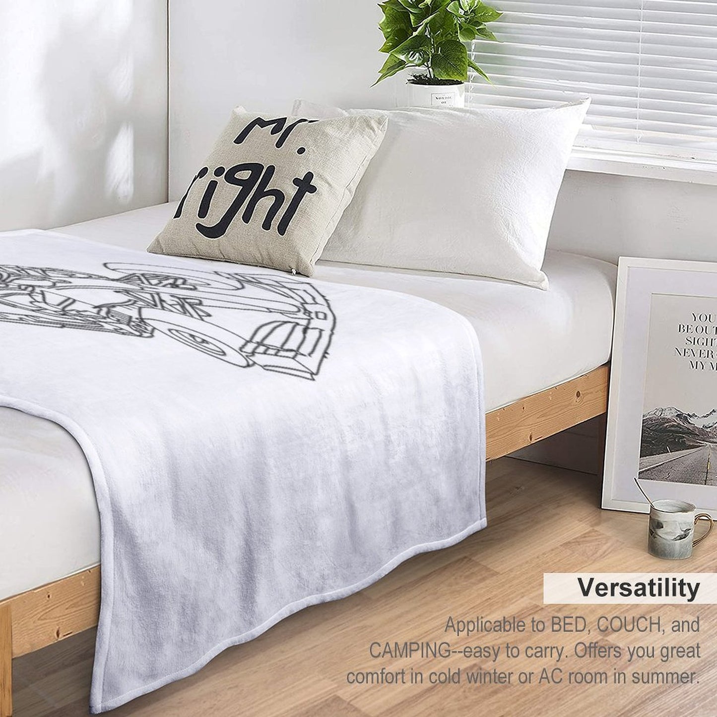 F1 Sketch Throw Blanket