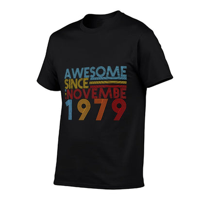 Nov 1979 40 Years Old 40th Birthday Gift For Men Women Kid  Graphic-printed T-Shirt