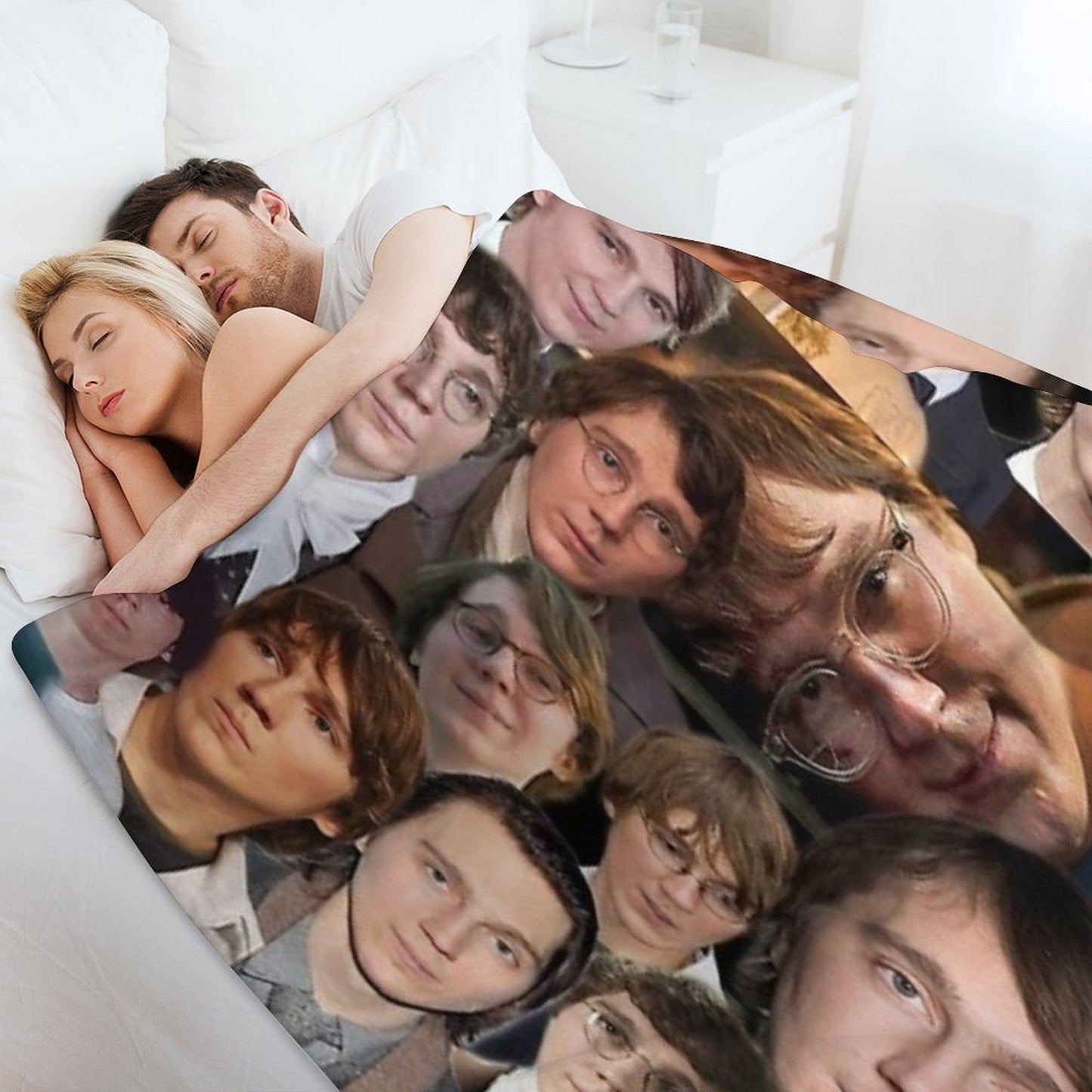 Paul Dano - I Love Paul Dano Photo Collage Throw Blanket