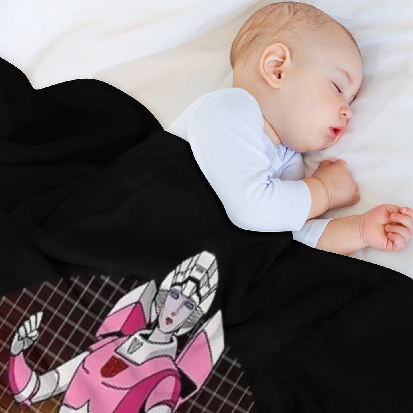 Arcee Autobot Transformer G1 Throw Blanket