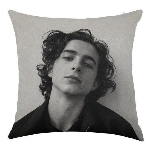 Chalamet Linen Throw Pillow Cover