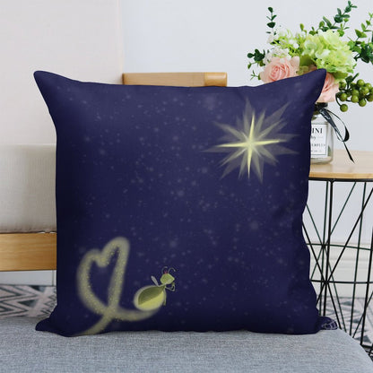 Ray And Evangeline Linen Throw Pillow Cover