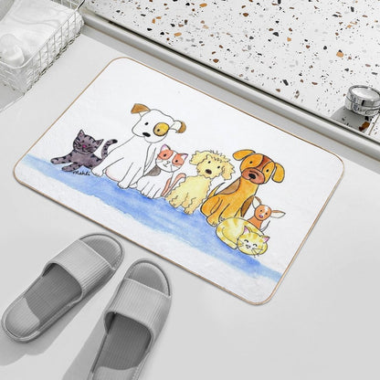 Furry Friends Bath Mat