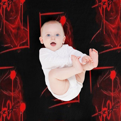 Vo.ME (black) Throw Blanket