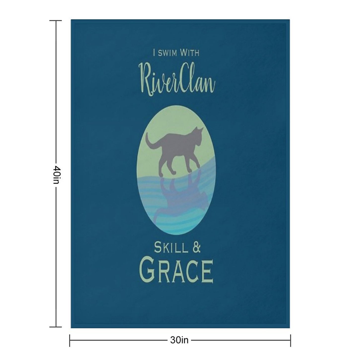 RiverClan Pride Throw Blanket