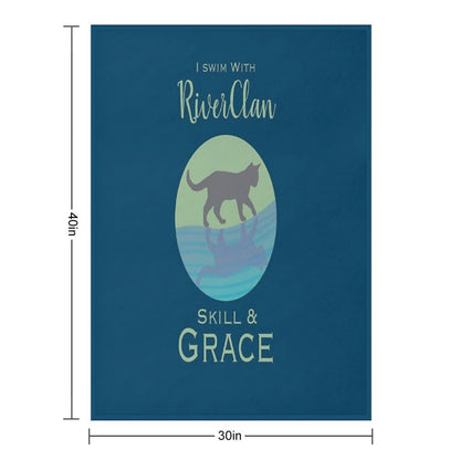 RiverClan Pride Throw Blanket