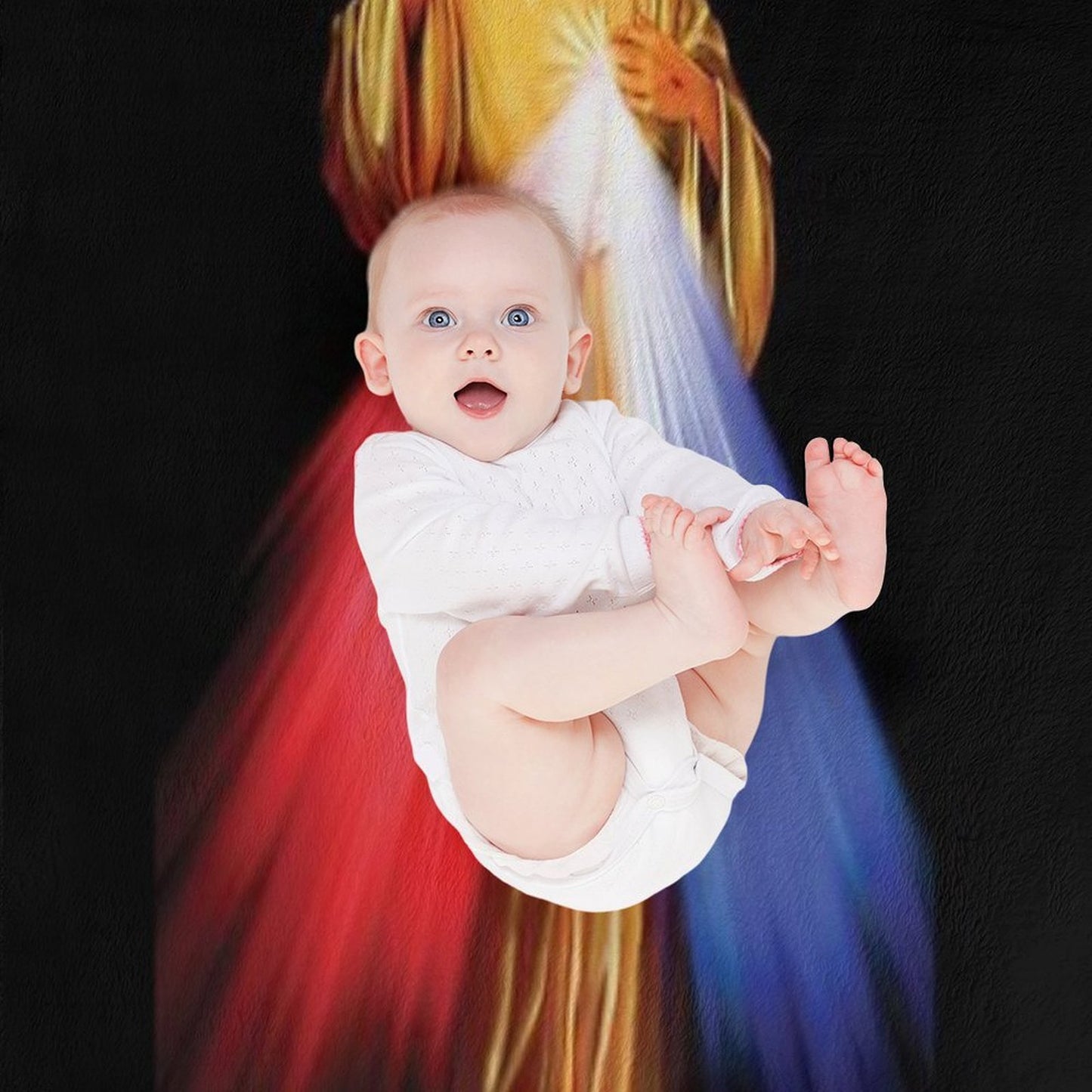 Jesus I Trust in You, Saint Faustina, Divine Mercy Throw Blanket
