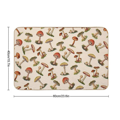 Mushrooms  Multi-Purpose Bath Mat