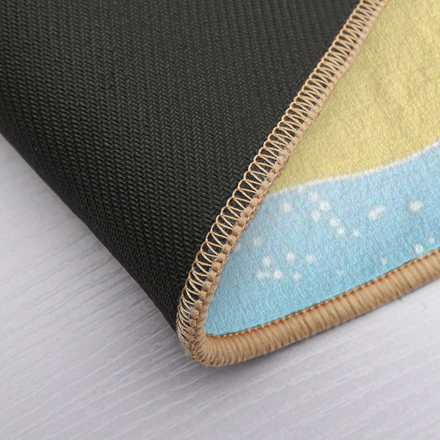 Huts on The Beach Bath Mat