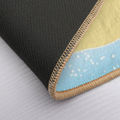 Huts on The Beach Bath Mat