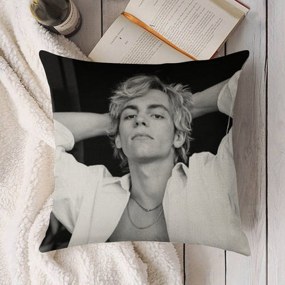 Ross Lynch Linen Throw Pillow Cover