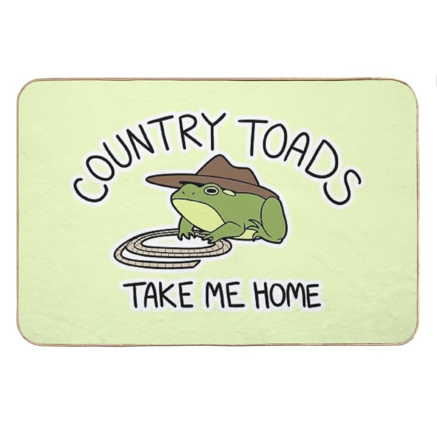 Country Toads Bath Mat
