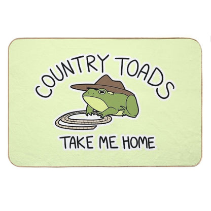 Country Toads Bath Mat