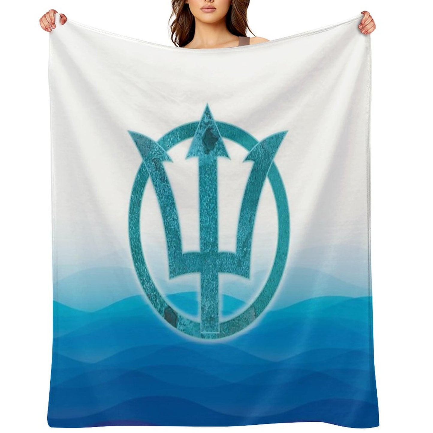 Poseidon Throw Blanket