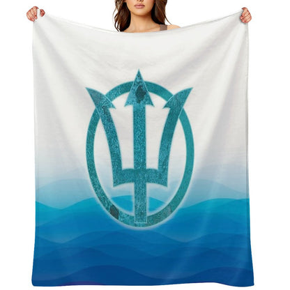 Poseidon Throw Blanket