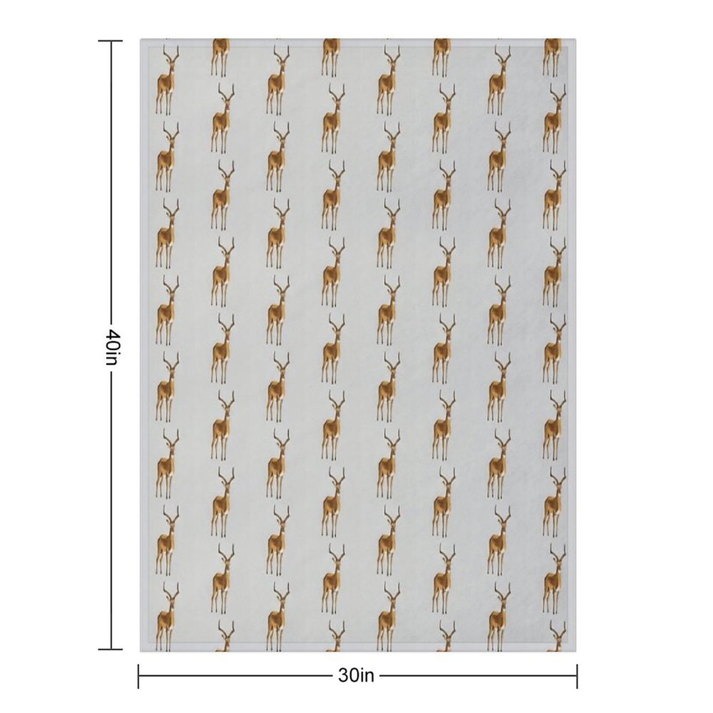 Ilustration Art - Money Antelope Throw Blanket