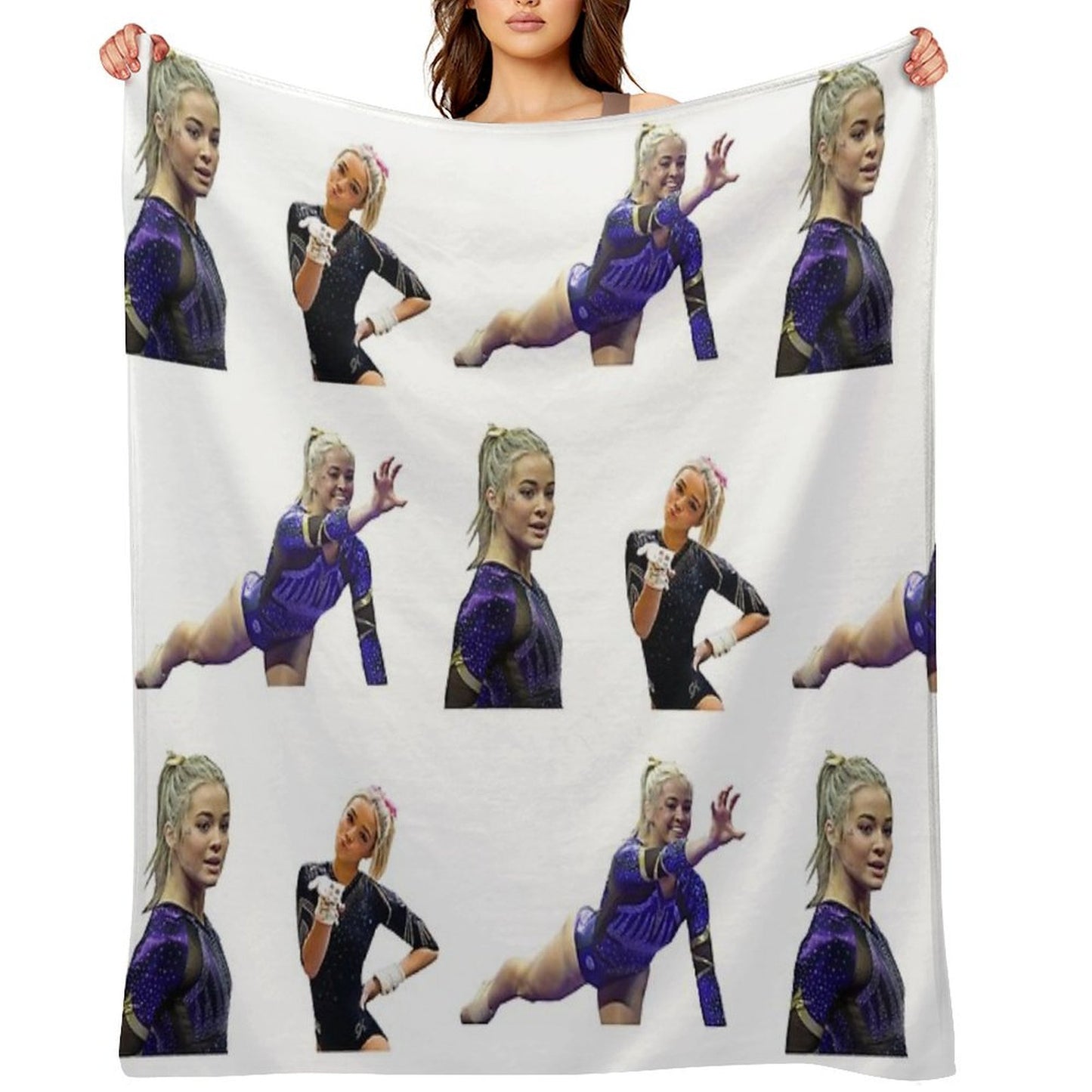 Livvy Olivia Dunne Pack Throw Blanket