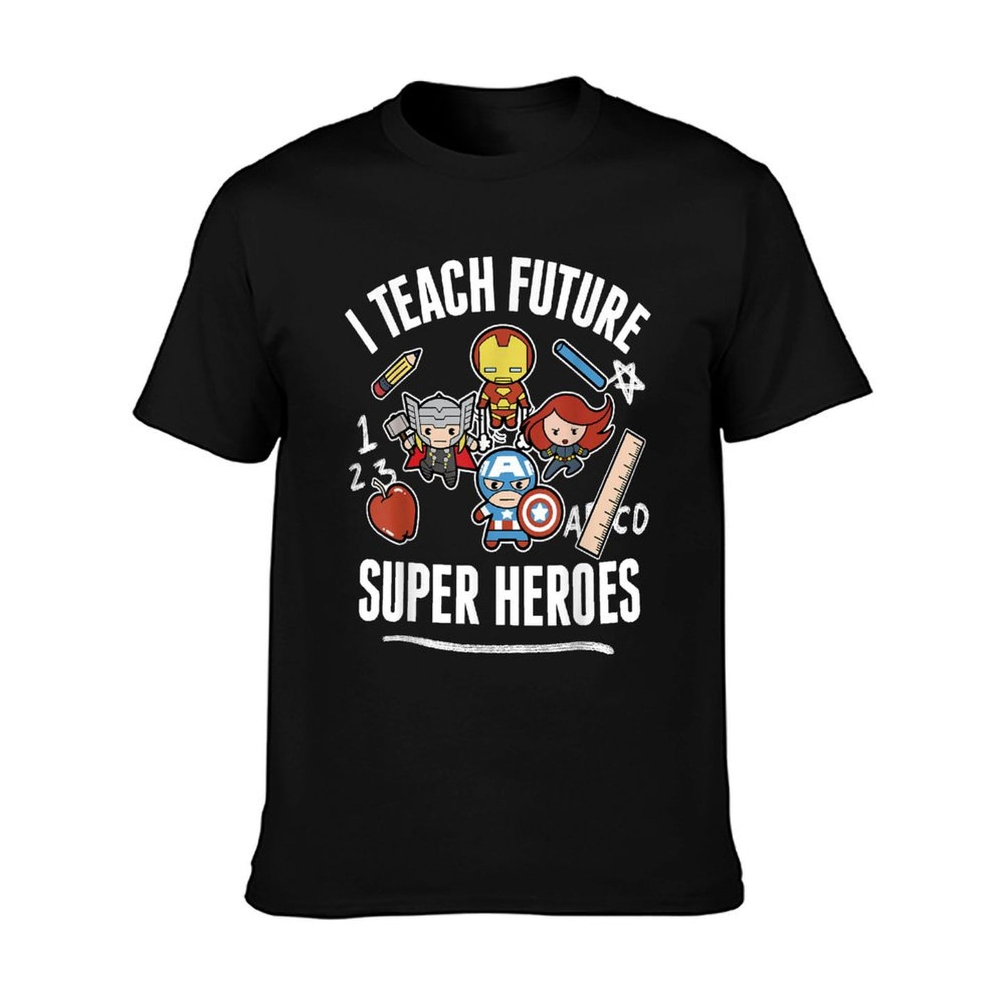 Marvel Avengers Classic I Teach Super Heroes Graphic T-Shirt