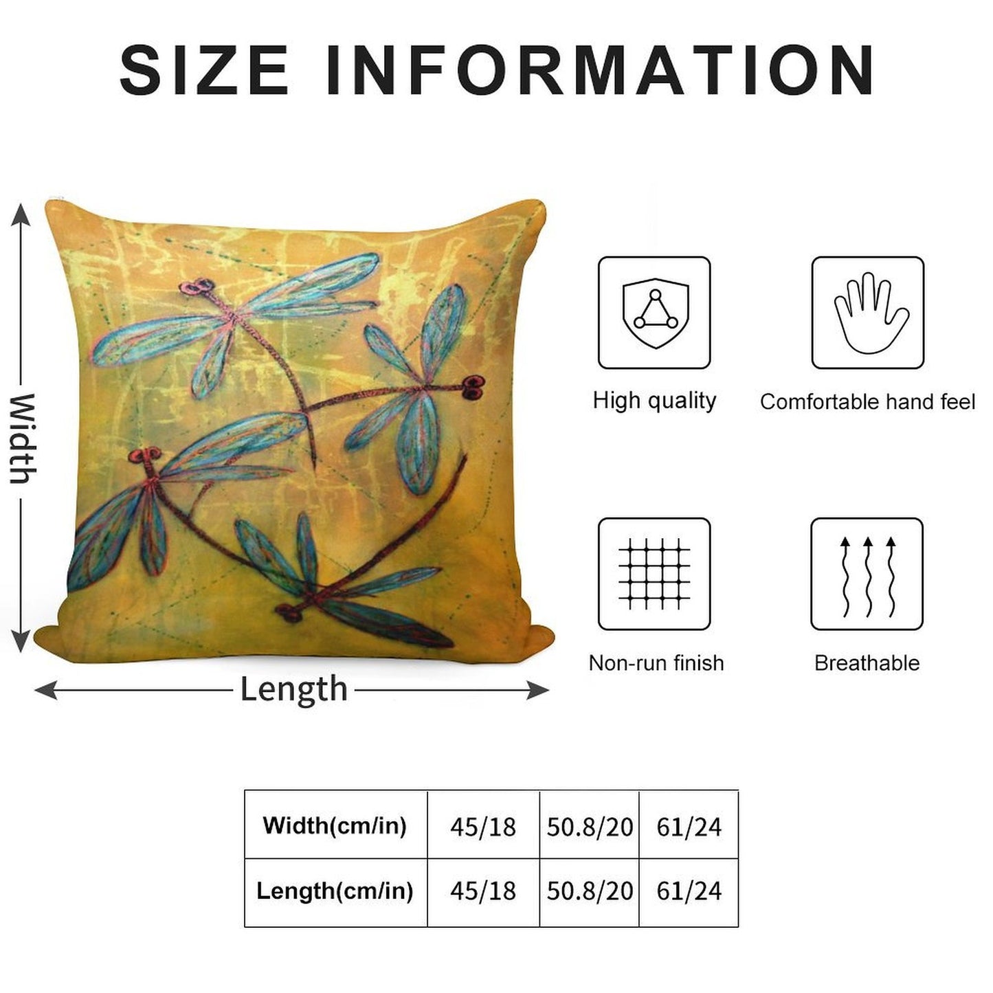 Dragonfly Haze Soft Anti-Pilling Throw Pillow