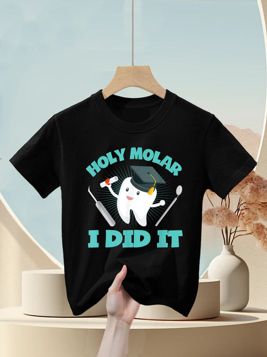 Cute Dental Hygienist Graduate Gift Dentist Graduation Kids T-Shirt