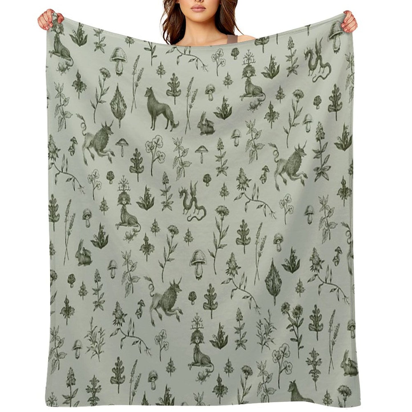 Medieval Dingus Party! Throw Blanket