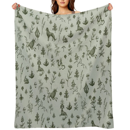 Medieval Dingus Party! Throw Blanket