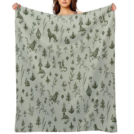 Medieval Dingus Party! Throw Blanket