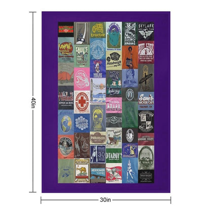 Bella Swan's Eclipse T-shirt Quilt Replica  Twilight Saga Fanart Throw Blanket