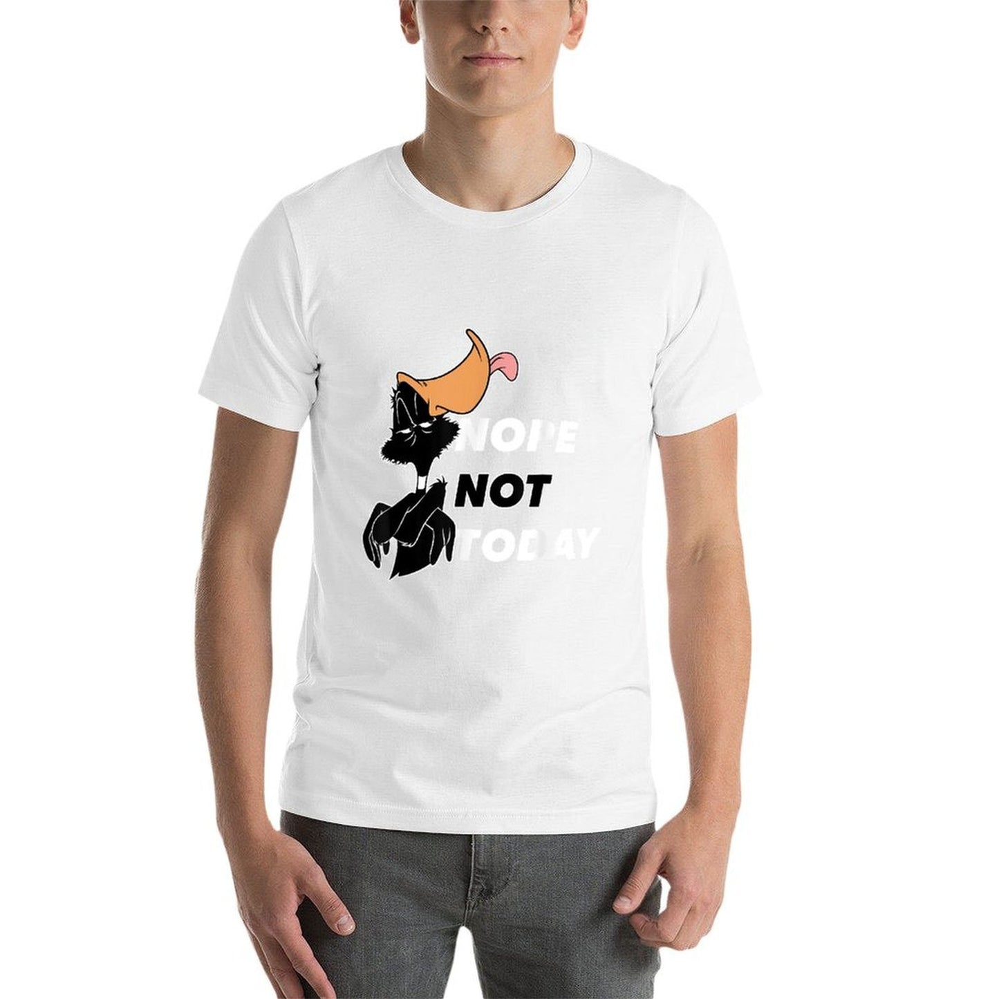 Looney Tunes Daffy Duck Nope Not Today  Relaxed-fit T-Shirt