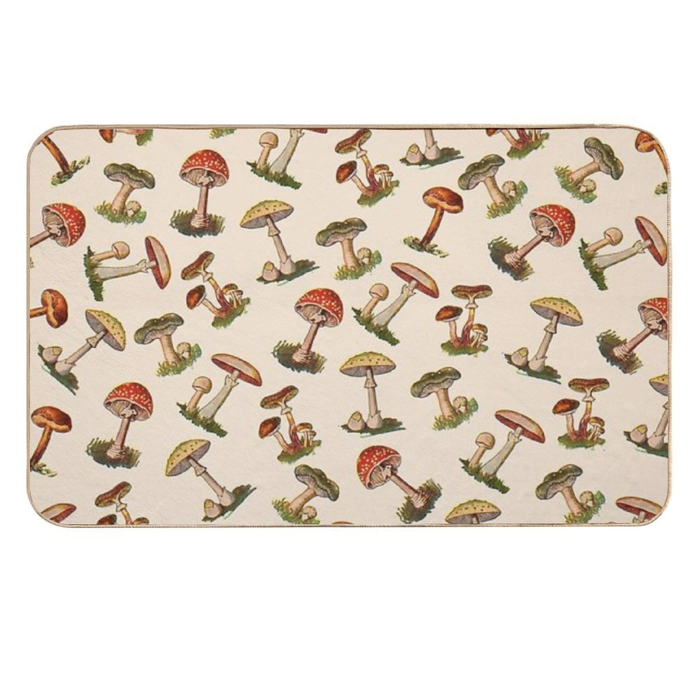 Mushrooms  Multi-Purpose Bath Mat