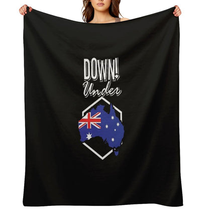 Down Under! Throw Blanket