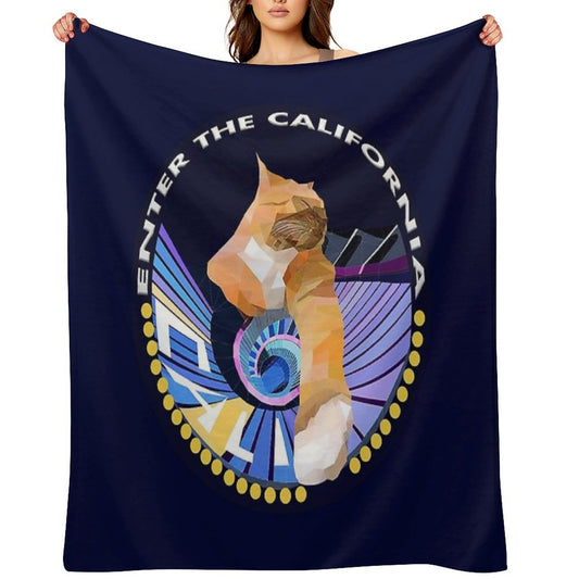 Coastal, Dreamy,Sun-Kissed,California Vibes. Throw Blanket