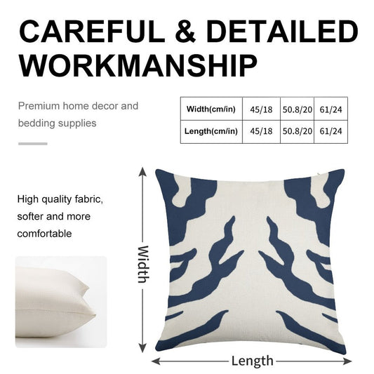 Ahsoka Tano Linen Throw Pillow Cover
