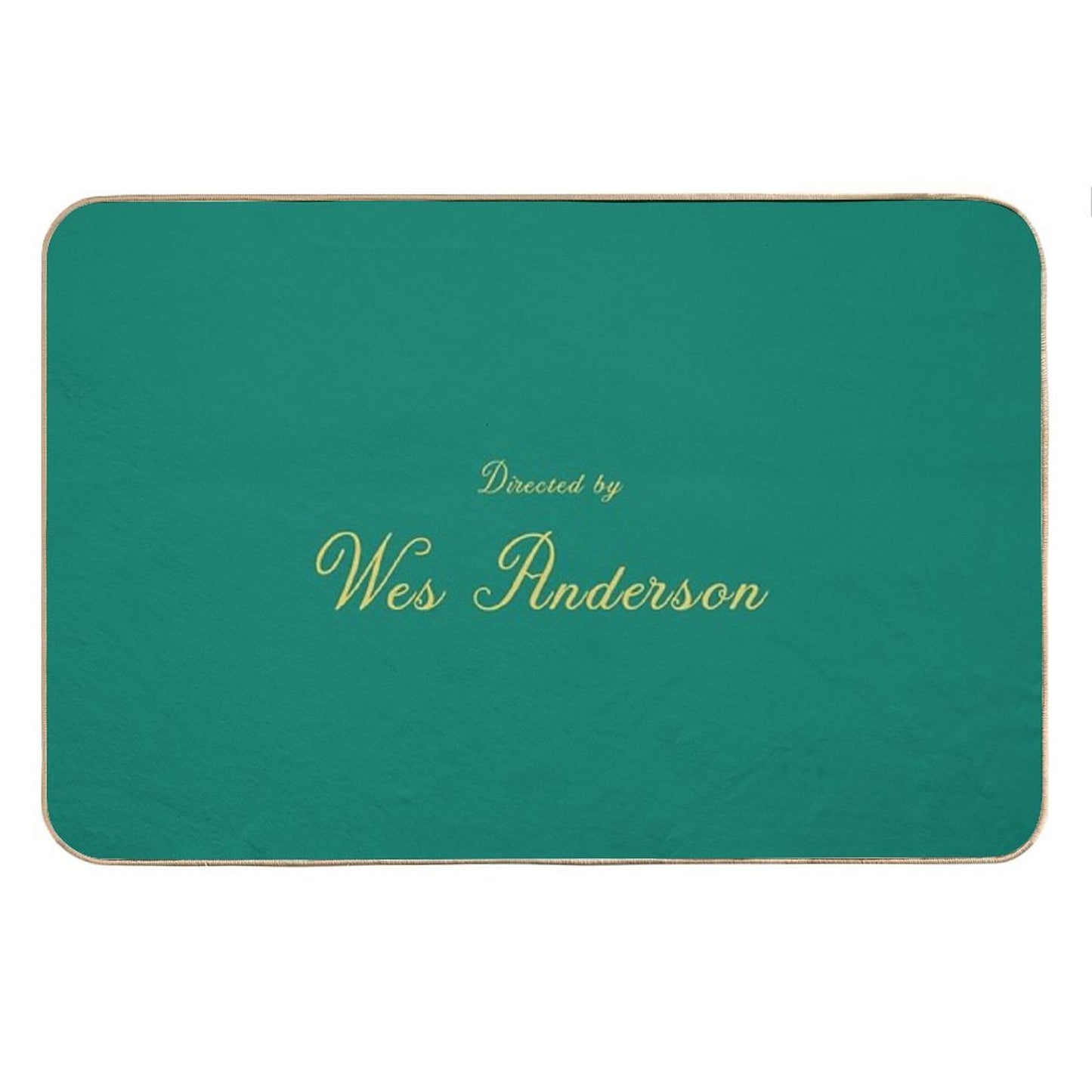 Directed by Wes Anderson, Moonrise Kingdom Yellow Aesthetic Bath Mat