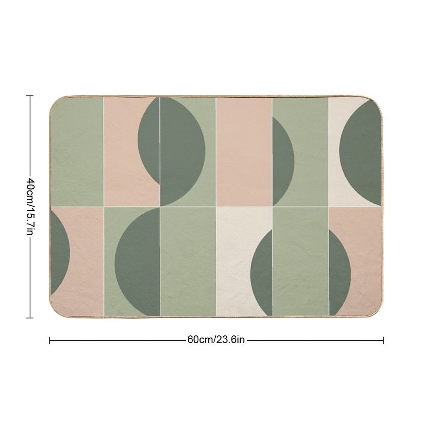 Garden Tiles 02 Bath Mat