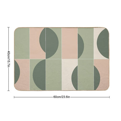 Garden Tiles 02 Bath Mat