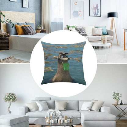 Gerald Linen Throw Pillow Cover