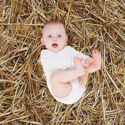 Hay Straw Throw Blanket