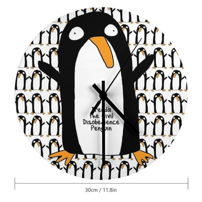 Brenda Penguin Clock Wall Clock