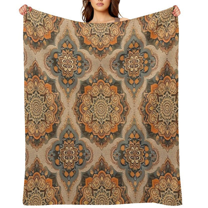 Mandalas Throw Blanket
