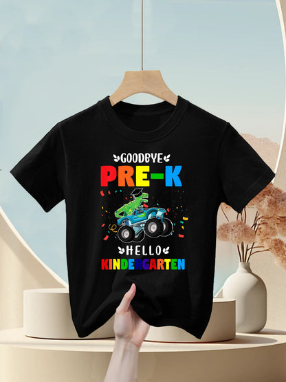 Goodbye Pre-K Hello Kindergarten Graduation Kids T-Shirt