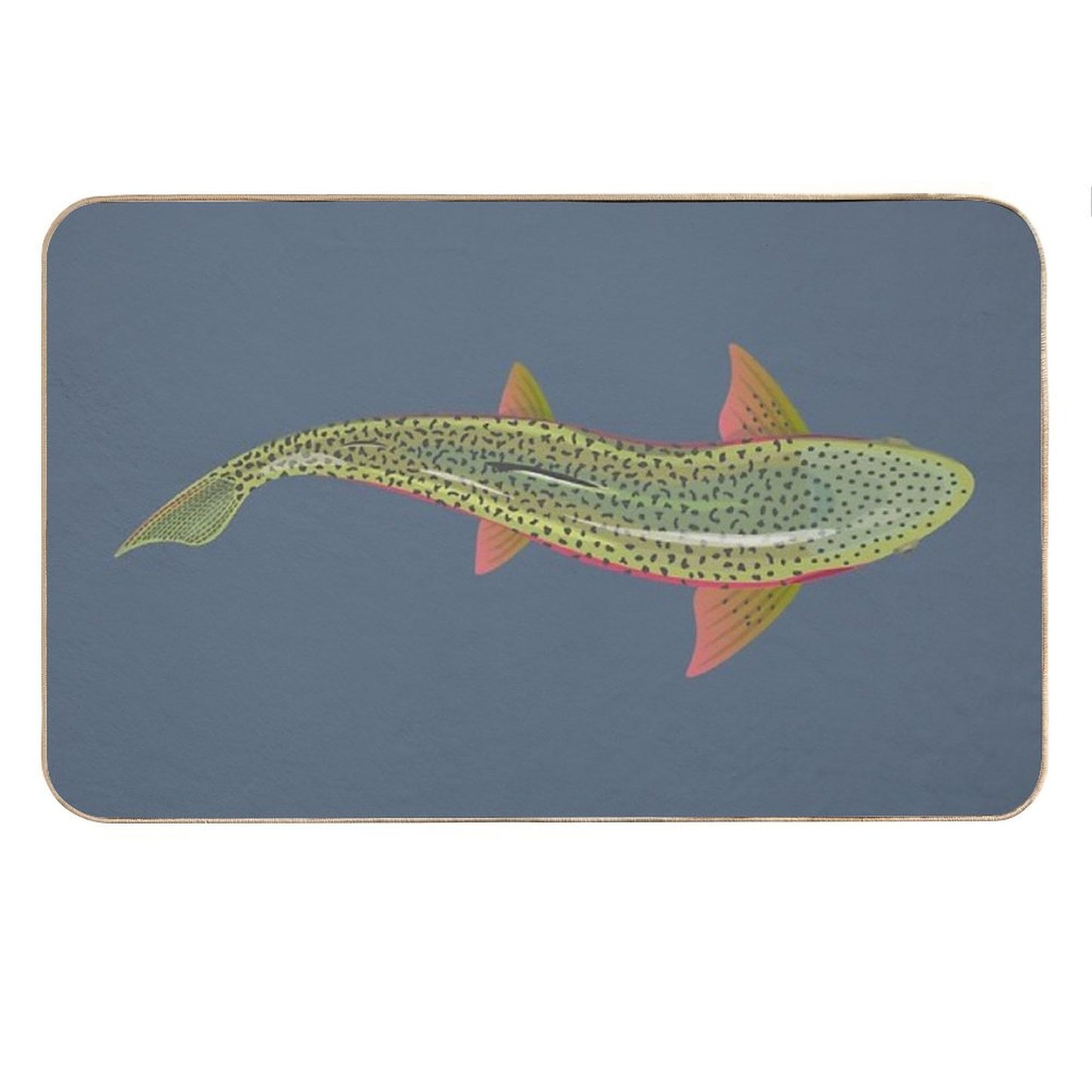 Trout From Above Bath Mat