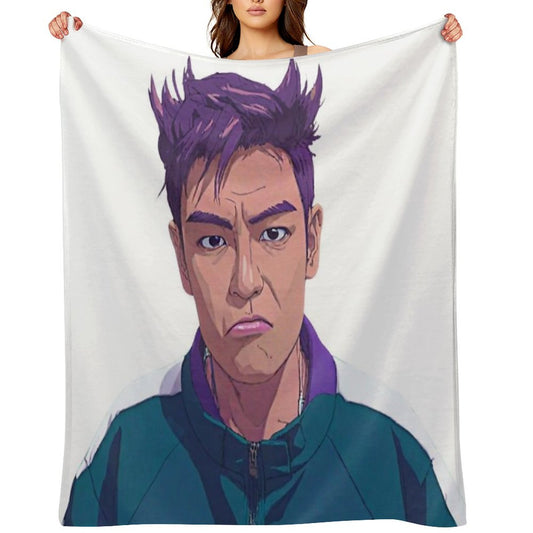 Thanos Player 230 Squid Game Throw Blanket