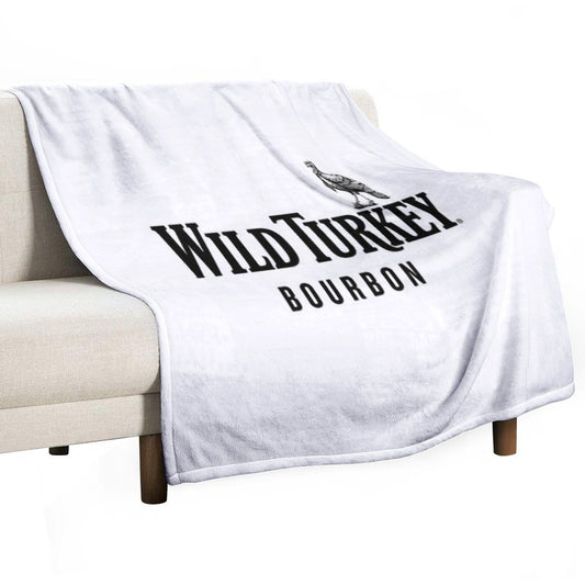 Wild Turkey Bourbon Cap Throw Blanket