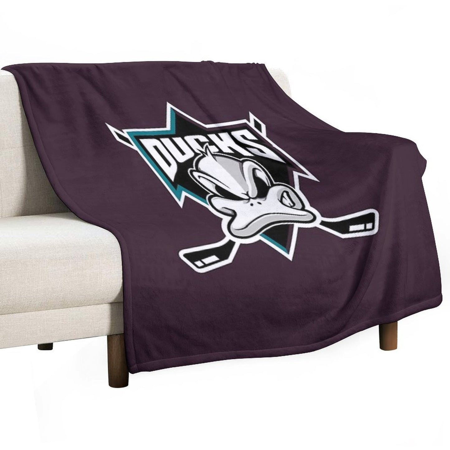The Mighty Ducks Game Changers Throw Blanket