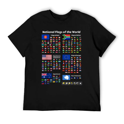 Flags of The Countries of The World International Gift T-Shirt