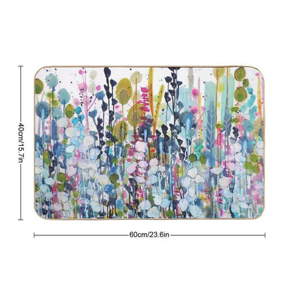 Colorful Side Road  High-Traffic Bath Mat