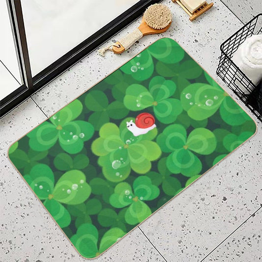 Happy Lucky Snail Bath Mat