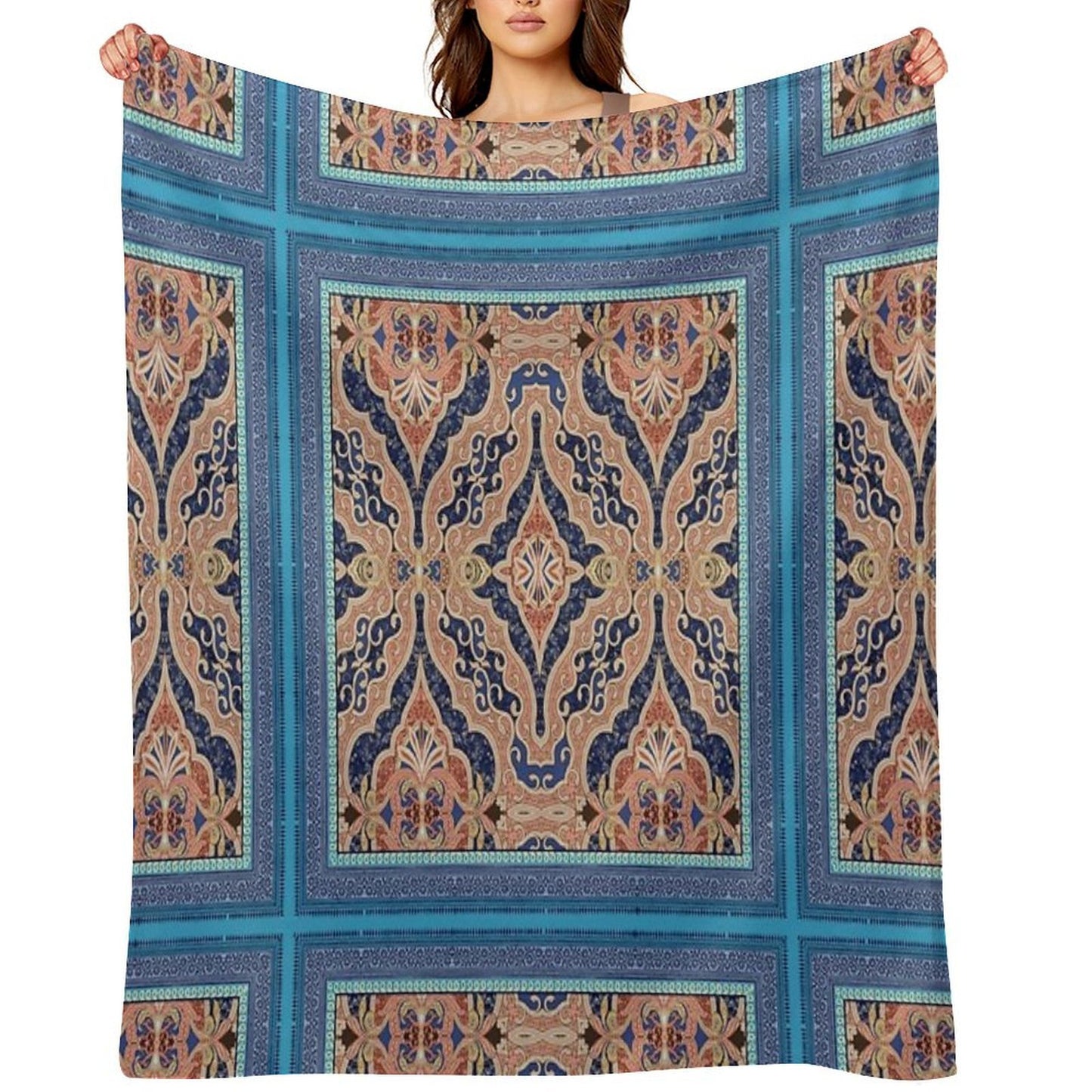 Arab Tapestry Throw Blanket